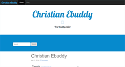 Desktop Screenshot of christianebuddy.com